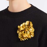 Romy Sequin Embellished Sweater