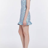 Kira Daisy Brocade Mini Dress