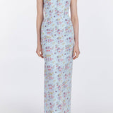 Odessa Ikat Column Gown