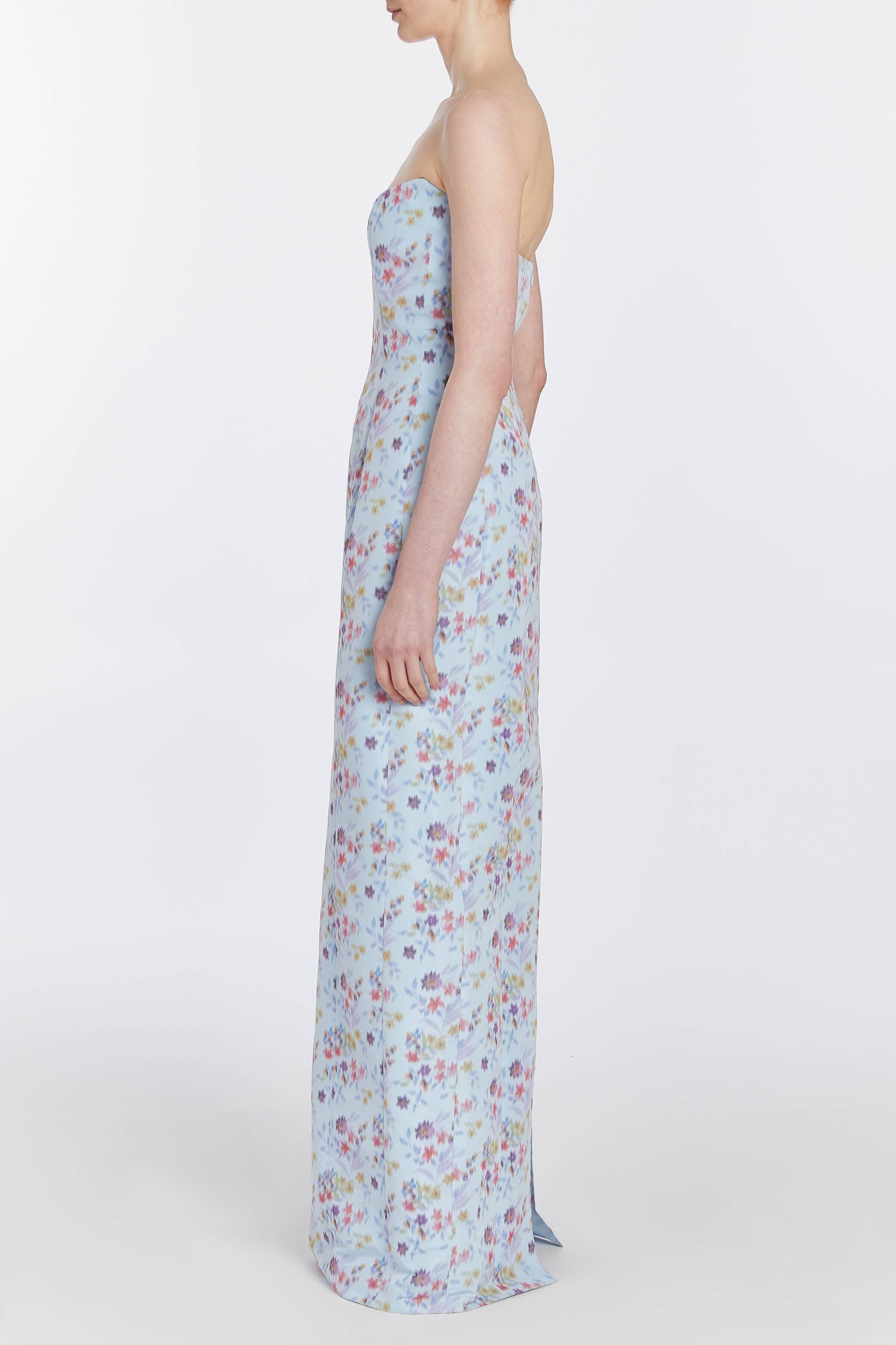 Odessa Ikat Column Gown