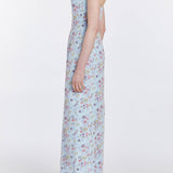 Odessa Ikat Column Gown