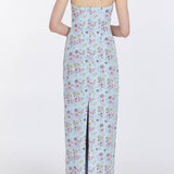 Odessa Ikat Column Gown