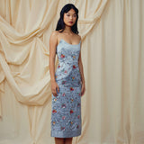 Cypress Hand-Beaded Dress