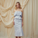 June Tulip Stripe Skirt