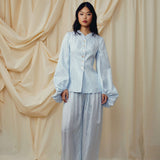 Roiboos Blue Sky Stripe Top