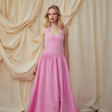 Dustine Petal Pink Taffeta Gown