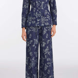 Savane Floral Denim Jacket Top