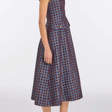 Birdie Teal Tapestry Midi Dress