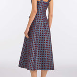 Birdie Teal Tapestry Midi Dress