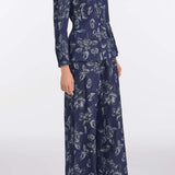 Savane Floral Denim Jacket Top