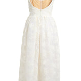 Apple White Lace Dress with Bow